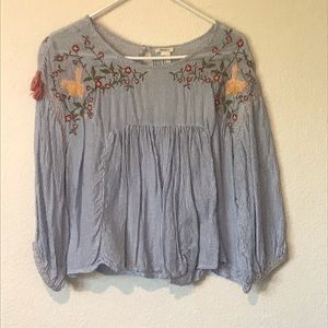 Flowy stitched blouse